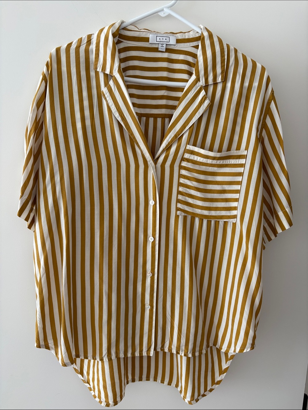 AYR The pool boy Striped Button-Up Shirt